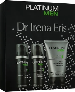 Dr Irena Eris Набір Dr. Irena Eris Platinum Men (h/shm/200ml + aftershave balm/50 ml + f/cr/50 ml)