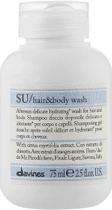 Davines Відновлюючий шампунь для тіла і волосся після сонця SU Replenishing Hair And Body After Sun Wash