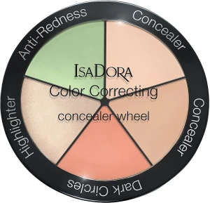 IsaDora Color Correcting Concealer Wheel Коректор для обличчя 5 в 1