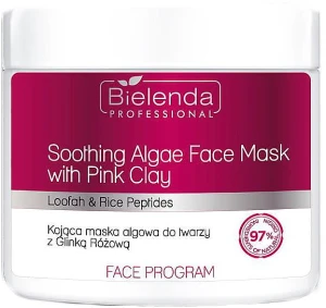 Bielenda Professional Заспокійлива маска з водоростей з рожевою глиною Mask