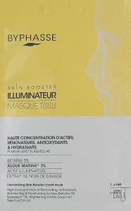 Byphasse Тканевая маска для сияния кожи Skin Booster Illuminating Sheet Mask