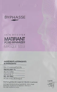 Byphasse Тканевая маска для лица Skin Booster Mattifying & Pore-Minimizer Sheet Mask
