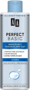 AA Мицеллярная вода для нормальной и обезвоженной кожи Perfect Basic 3-in-1 Hydro Micellar Water