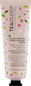 Teaology Крем для рук і нігтів "Чорна троянда" в упаковці цукерка Black Rose Tea Hand & Nail Cream Candy Wrap