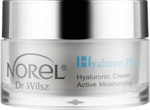 Norel Зволожувальний крем з гіалуроновою кислотою Hyaluron Plus Hyaluronic Cream Active Moisturizing