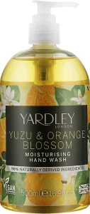 Yardley Засіб для миття рук "Yuzu & Orange Blossom" Yuzu & Orange Blossom Moisturising Hand Wash