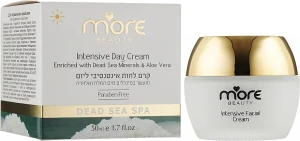 More Beauty Денний крем для обличчя з мінералами Мертвого моря й екстрактом алое вера Intensive Facial Cream