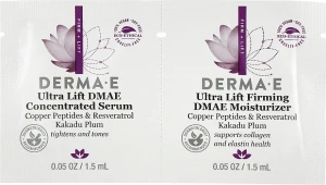 Derma E Набор пробников Ultra Lift (serum/1.5ml + cr/1.5ml)