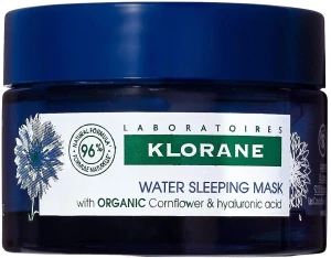 Klorane Нічна зволожувальна маска для обличчя з екстрактом волошки Water Sleeping Mask
