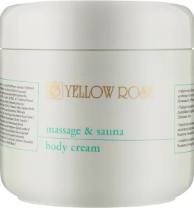 Yellow Rose Крем для тіла з ефектом масажу й сауни Massage And Sauna Body Cream (Salon Size)