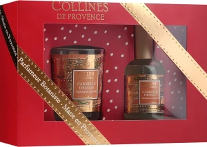 Collines de Provence Подарочный набор "Еловый лес" Fir Forest (cand/75g + parf/50ml)