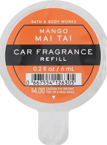 Bath & Body Works Ароматизатор для авто "Mango Mai Tai" Bath And Body Works (сменный блок), 6ml