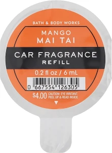 Bath & Body Works Ароматизатор для авто "Mango Mai Tai" Bath And Body Works (сменный блок)