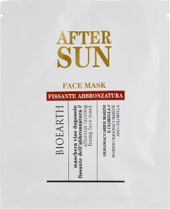 Bioearth Маска для обличчя для фіксації засмаги Sun After Sun Face Mask