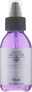 Nook Сироватка для сяйва світлого волосся Magic Arganoil Ritual Blonde Serum