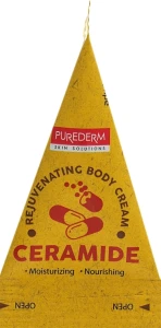 Крем для тіла з церамідами - Purederm Rejuvenating Body Cream Ceramide, 20 г