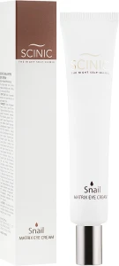 Крем для глаз с муцином улитки - Scinic Snail Matrix Eye Cream, 30 мл