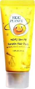 Кератиновая маска для поврежденных волос - Daeng Gi Meo Ri Egg Planet Keratin Hair Pack, 30 мл