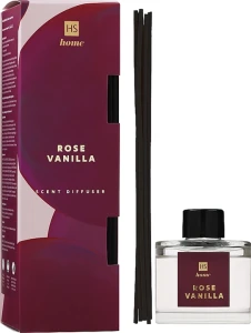 Аромадиффузор "Роза-ваниль" - HiSkin Home Fragrance Rose Vanilla, 90 мл
