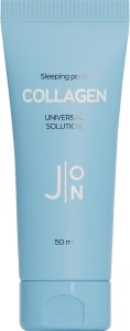 Нічна маска для обличчя Колаген - J:ON Collagen Universal Solution Sleeping Pack, 50 мл