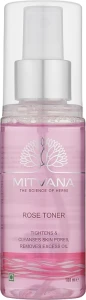 Тонер для обличчя з трояндою - Mitvana Rose Toner, 100 мл