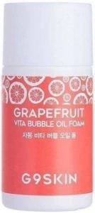 Пінка для вмивання з екстрактом грейпфрута - G9Skin Grapefruit Vita Bubble Oil Foam, 20 мл