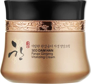 Антивозрастной крем для лица - 3W Clinic Seo Dam Han Panax Ginseng Vitalizing Cream, 55 г