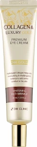 Крем для шкіри навколо очей - 3W Clinic Collagen & Luxury Gold Eye Cream, 40 мл