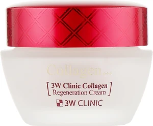 Регенерирующий крем для лица с коллагеном - 3W Clinic Collagen Regeneration Cream, 60 мл