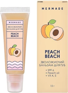 Mermade Увлажняющий бальзам для губ Peach Beach SPF 6