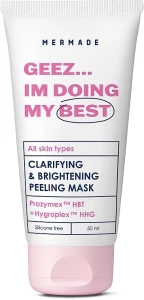 Mermade Энзимная маска для очищения кожи лица Geez Im Doing My Best Prozymex HBT & Hygroplex HHG Clarifying & Brightening Mask