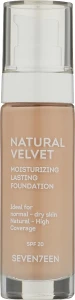 Seventeen Natural Velvet Moisturizing Lasting Foundation Тональний крем