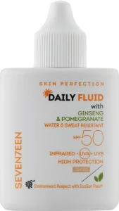 Seventeen Крем сонцезахисний SPF 50, тонувальний Skin Perfection Daily Fluid SPF 50 Tinted