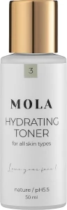 Mola Увлажняющий тонер для лица Hydrating Toner