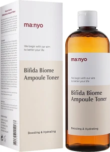 Ампульний зміцнювальний тонер з біфідобактеріями - Manyo Bifida Biome Ampoule Toner, 210 мл