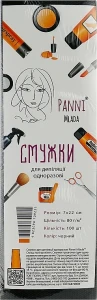 Panni Mlada Полоски для депиляции из спанбонда 7х22 см, 80 г/м2, черные, 100 шт.