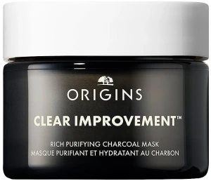 Origins Насыщенная очищающая угольная маска Clear Improvement Rich Purifying Charcoal Mask