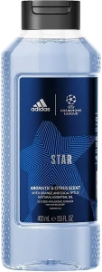 Adidas Гель для душа Champions League Star Aromatic & Citrus Scent Natural Essential Oil Shower Gel