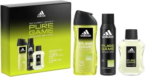 Adidas Pure Game Набор (edt/100ml + deo/150ml + sh/gel/250ml)