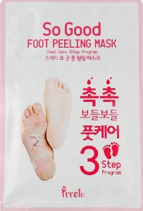 Prreti Пілінг-шкарпетки для ніг So Good Foot Peeling Mask 3-Step Program