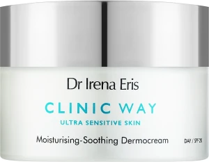 Dr Irena Eris Зволожувальний та заспокійливий денний крем для обличчя Dr. Irena Eris Clinic Way Moisturising-Soothing Dermocream Day SPF20