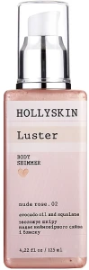 Hollyskin Шимер для тіла "Nude Rose. 02" Luster Body Shimmer Nude Rose. 02