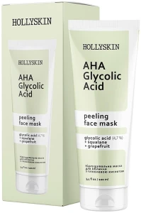 Hollyskin Маска для лица с гликолевой кислотой Glycolic AHA Acid Face Mask