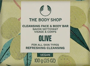 The Body Shop Мыло для лица и тела "Олива" Olive Cleansing Face & Body Bar