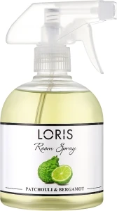 Loris Parfum Спрей для дома "Пачули и бергамот" Room Spray Patchouli & Bergamot, 500ml