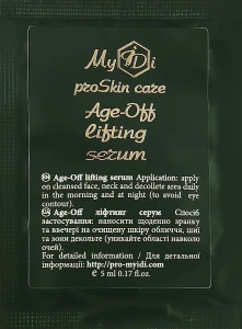 MyIdi Антивозрастная лифтинг-сыворотка для лица Age-Off Lifting Serum (пробник)