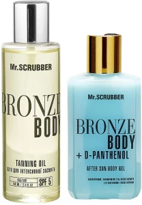Mr.Scrubber Набір Bronze Body Gentle Sun (oil/100ml + gel/100ml)