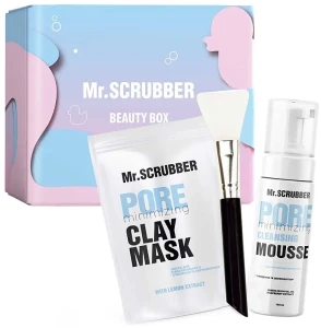 Mr.Scrubber Набор Pure Daily Care (f/mask/100g + f/mousse/150ml + brush/1/pcs)
