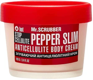 Mr.Scrubber Зігрівальний антицелюлітний крем для тіла Stop Cellulite Pepper Slim Anticellulite Body Cream