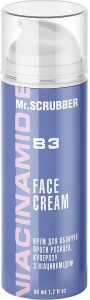 Mr.Scrubber Крем для лица против розацеа и купероза, с ниацинамидом Face ID. Niacinamide Face Cream